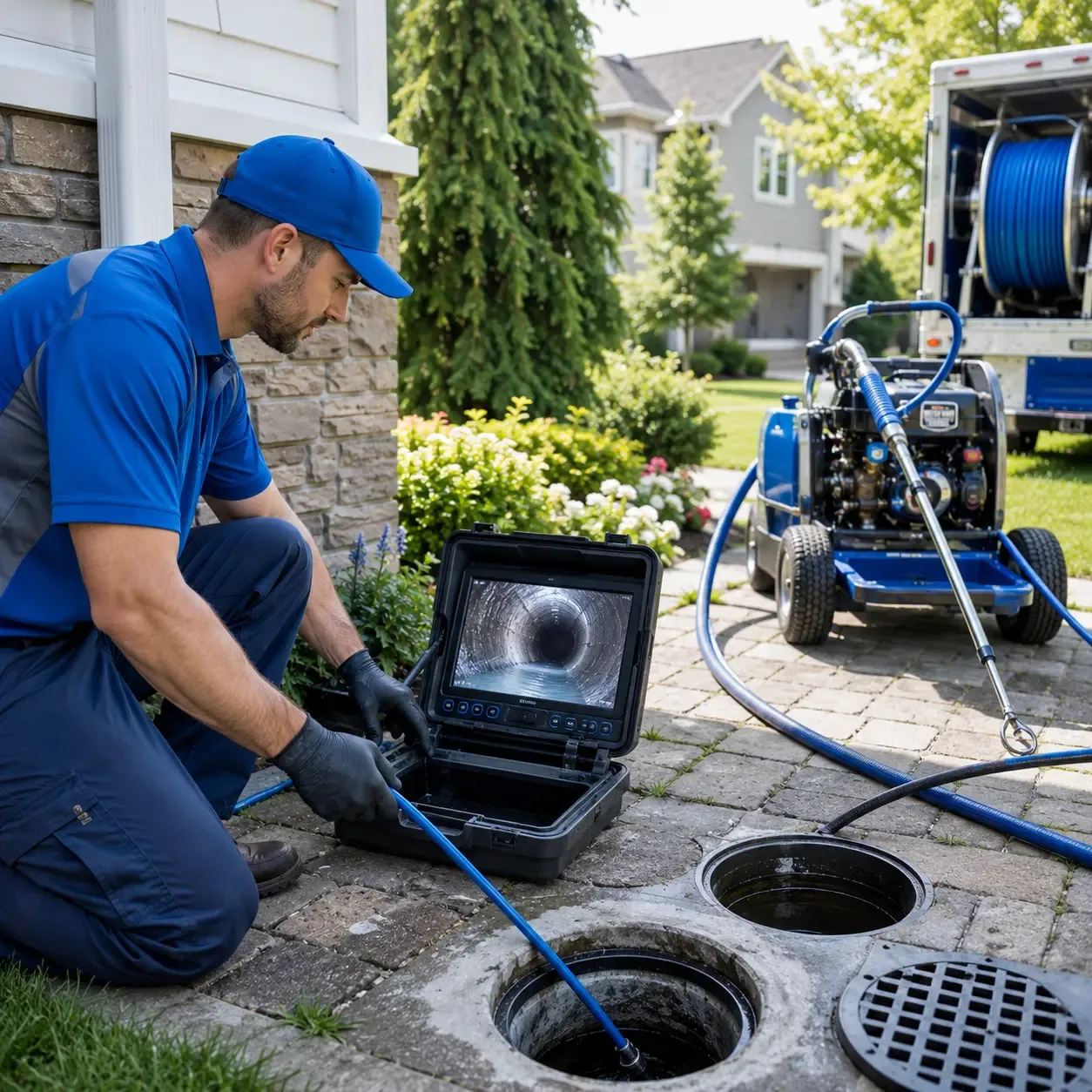 Outdoor drain cleaning professionals serving Church Point, LA